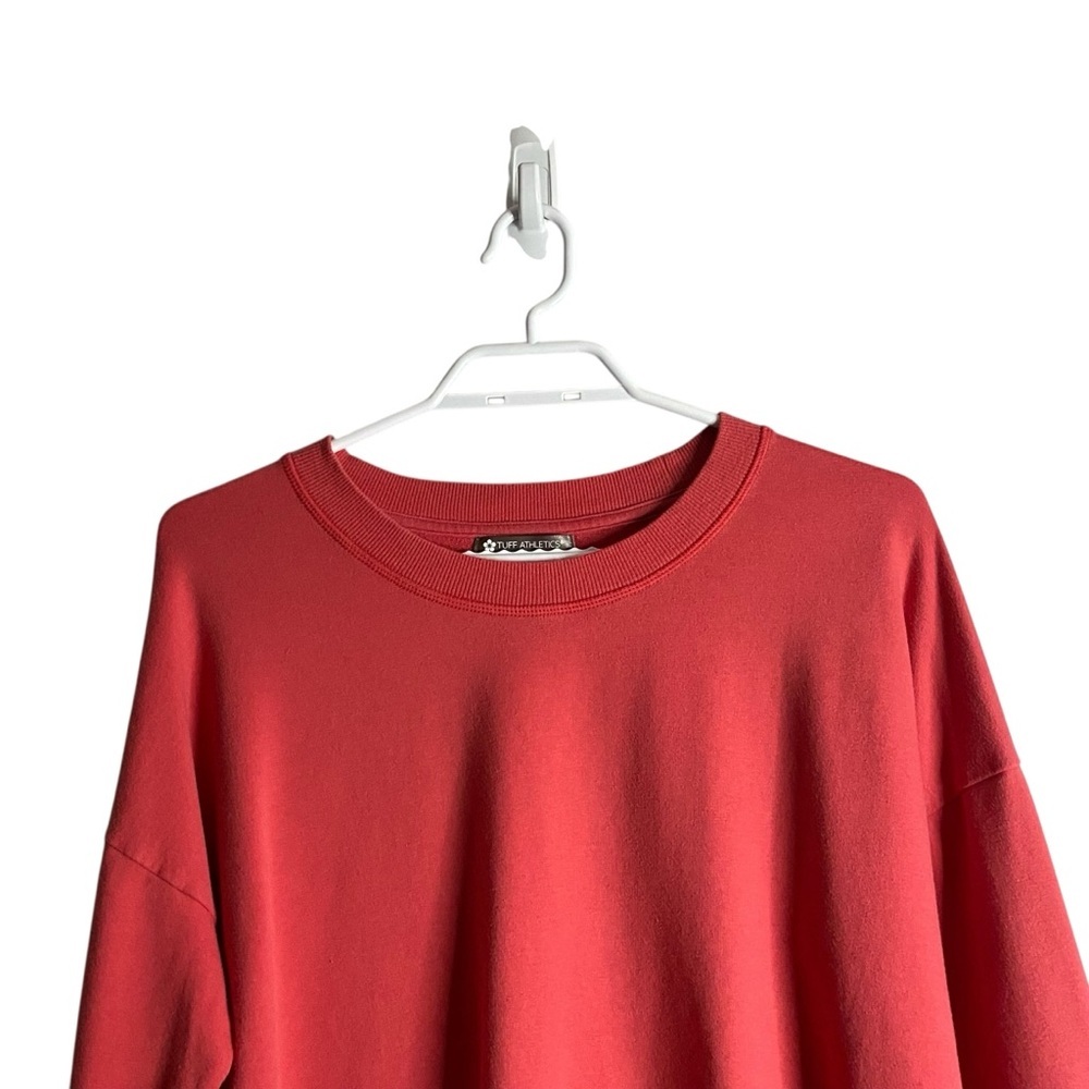 Tuff Athletics Women's Coral Crewneck Relaxed Pullover Sweatshirt - Picture 2 of 8